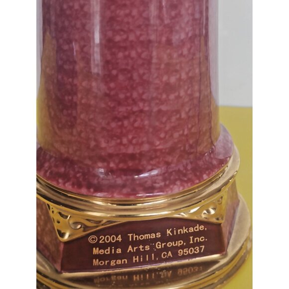 2004 Thomas Kinkade Painter of Light “Victorian Light” Lighthouse Lamp - Picture 5 of 9
